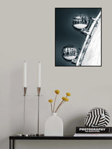 Globen - Sky view Poster och Canvastavla