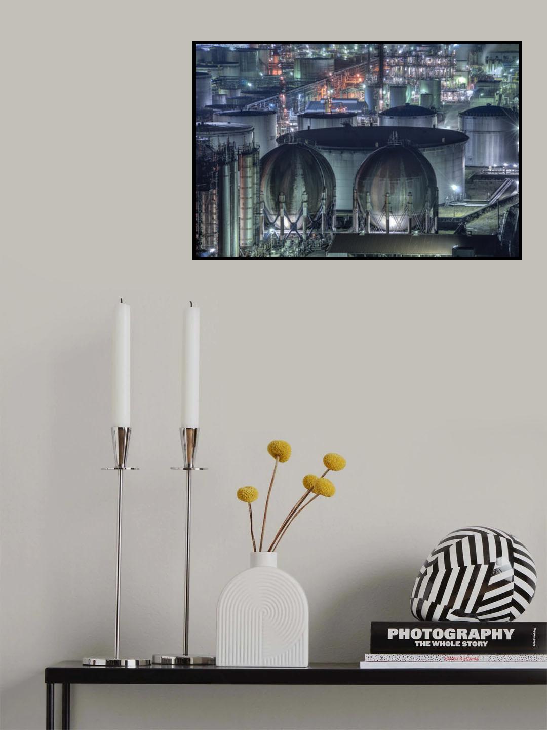 techno-scape（tanks） Poster och Canvastavla