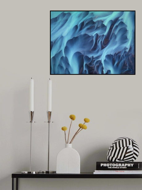 Glacial River Poster och Canvastavla