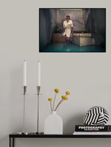 Washing man Poster och Canvastavla