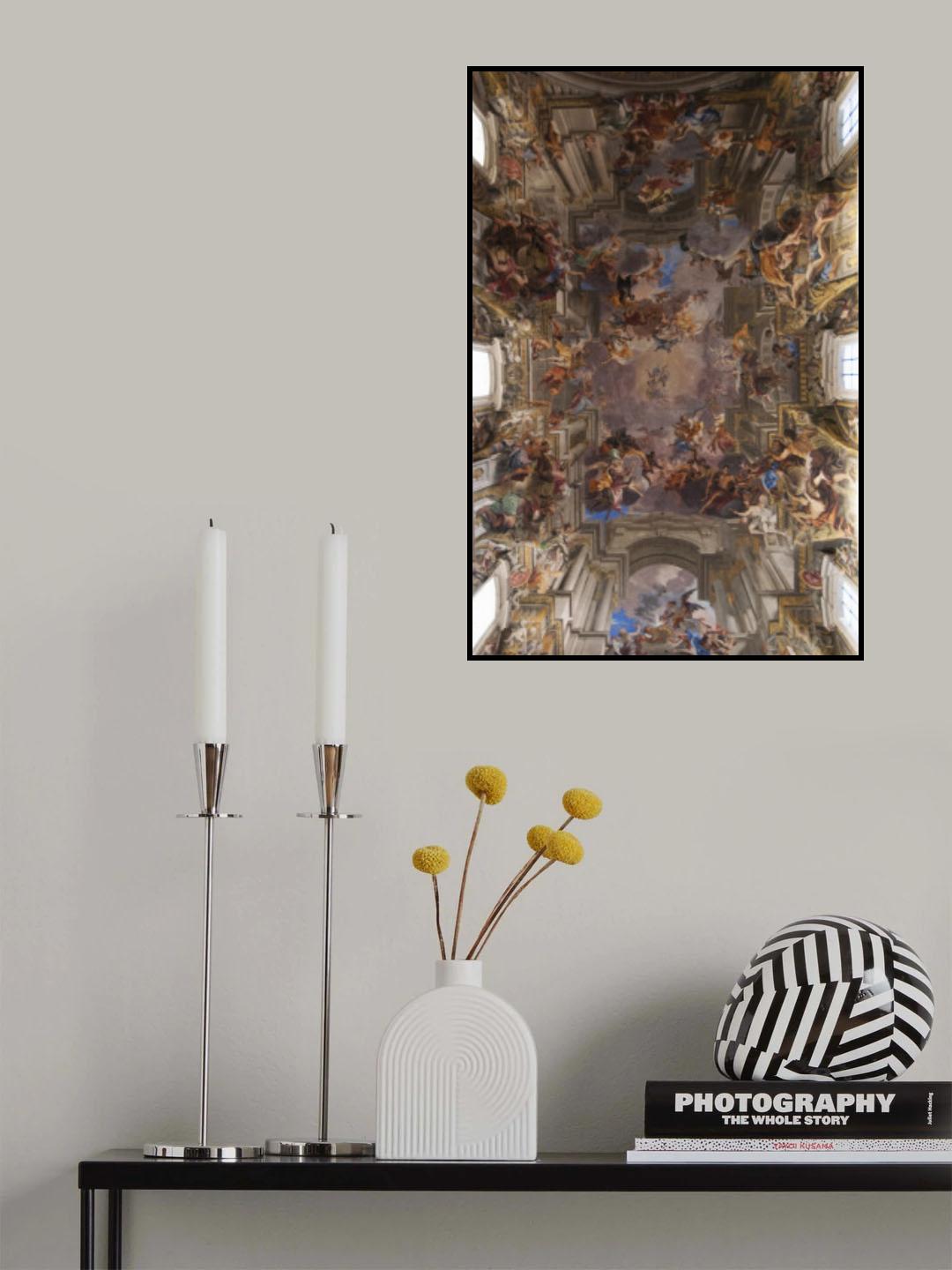 Sant'Ignazio Church, Rome Poster och Canvastavla