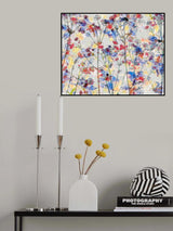 Painterly flowers. Poster och Canvastavla