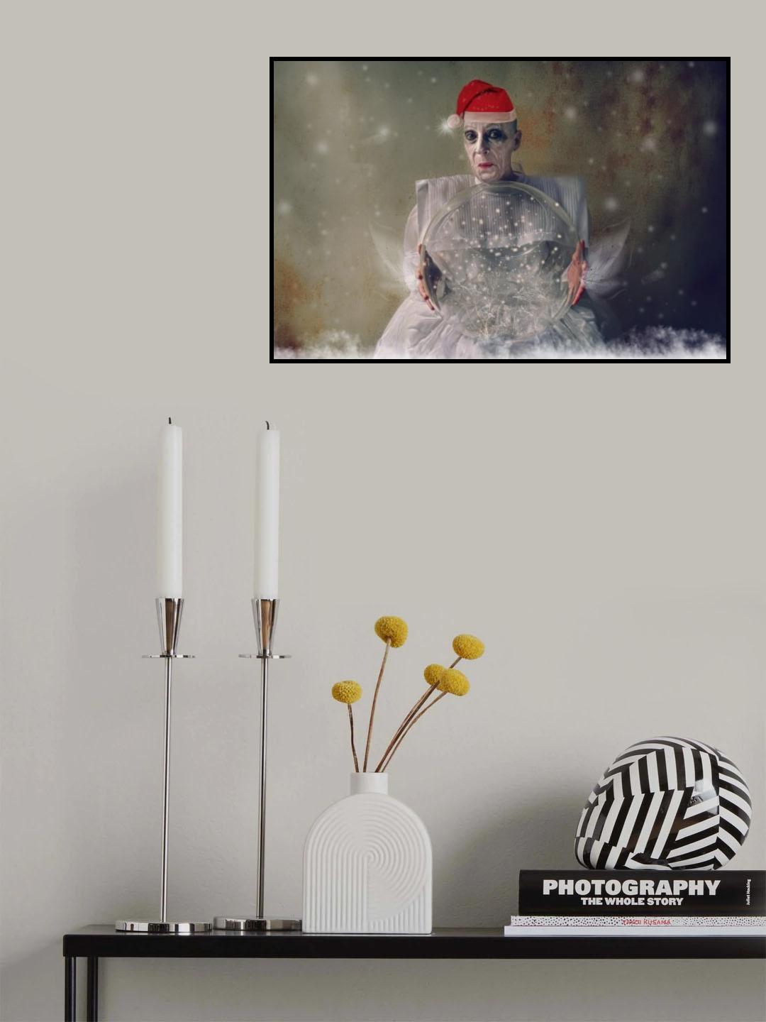 Glass cristmas Poster och Canvastavla