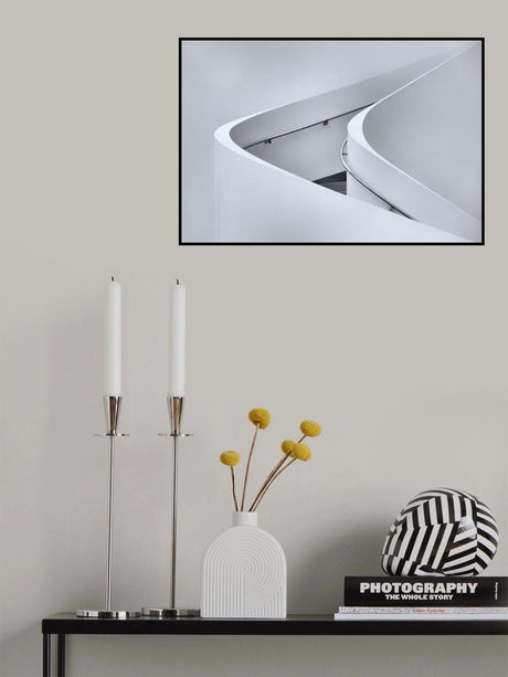 The Curved Stairs Poster och Canvastavla