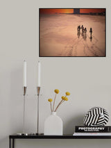 A Quiet Beach Evening Poster och Canvastavla