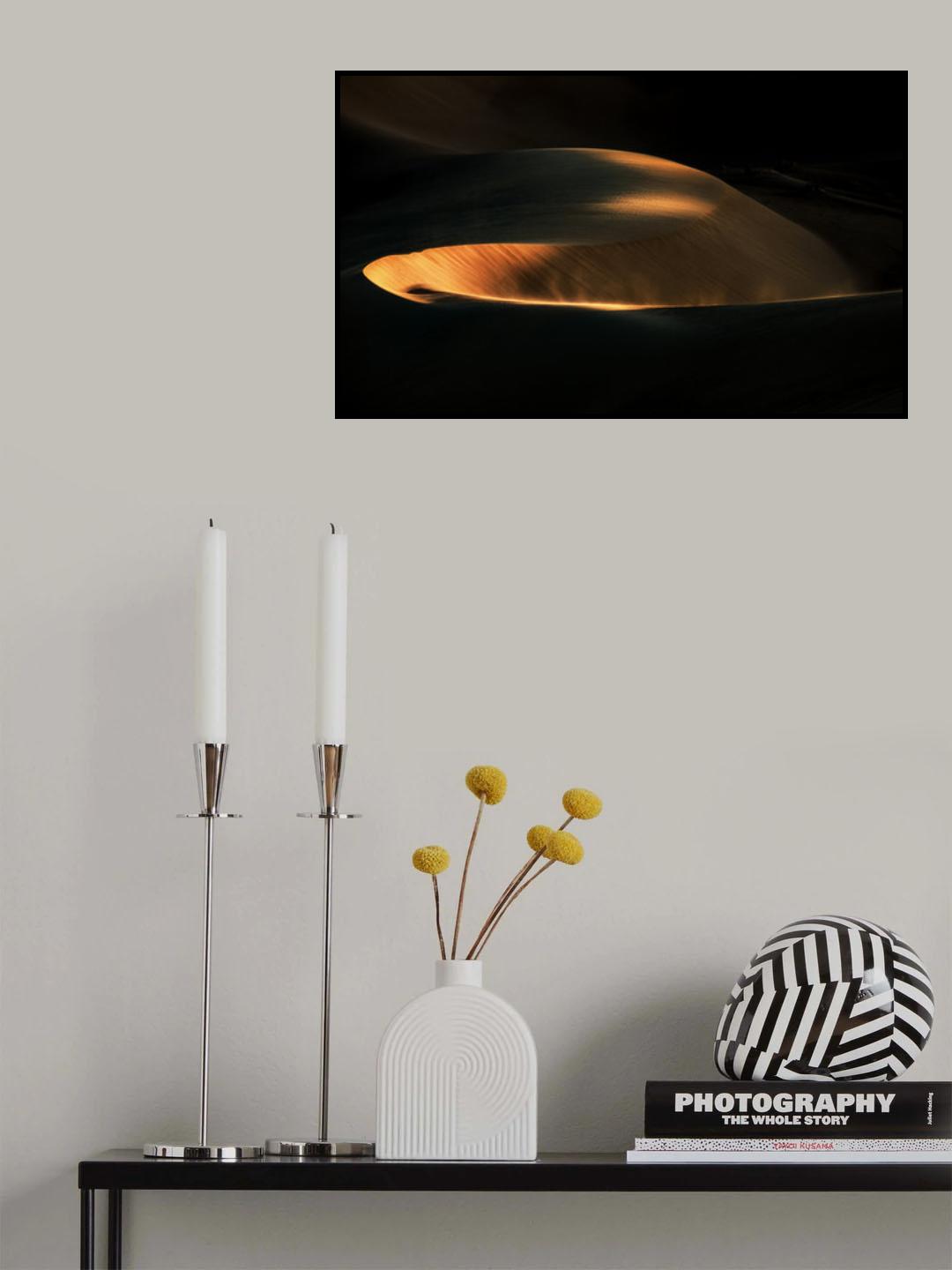 Curve of desert Poster och Canvastavla