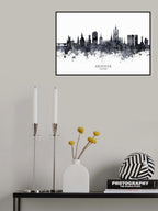 Aberdeen Scotland Skyline Poster och Canvastavla