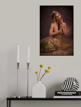 Flower Girl Poster och Canvastavla