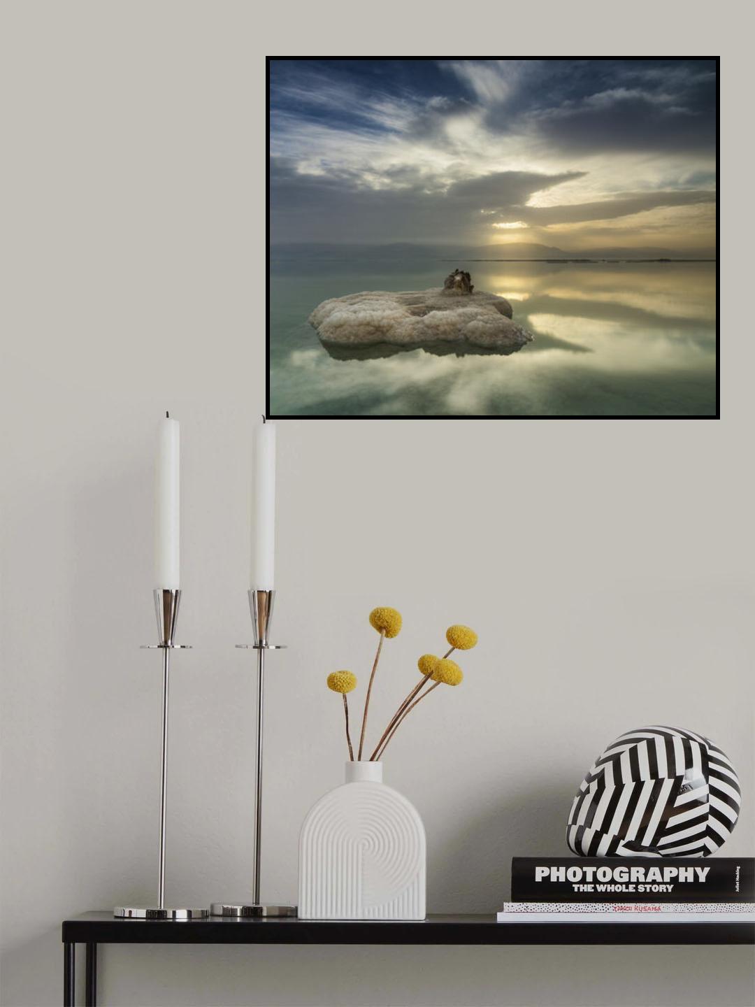 Morning at the Dead Sea Poster och Canvastavla
