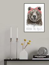 Break the rules Poster och Canvastavla