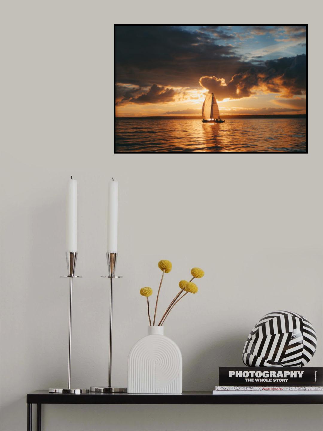 Sunsetsail Poster och Canvastavla