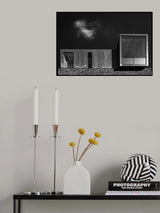Zinc construction with cloud Poster och Canvastavla