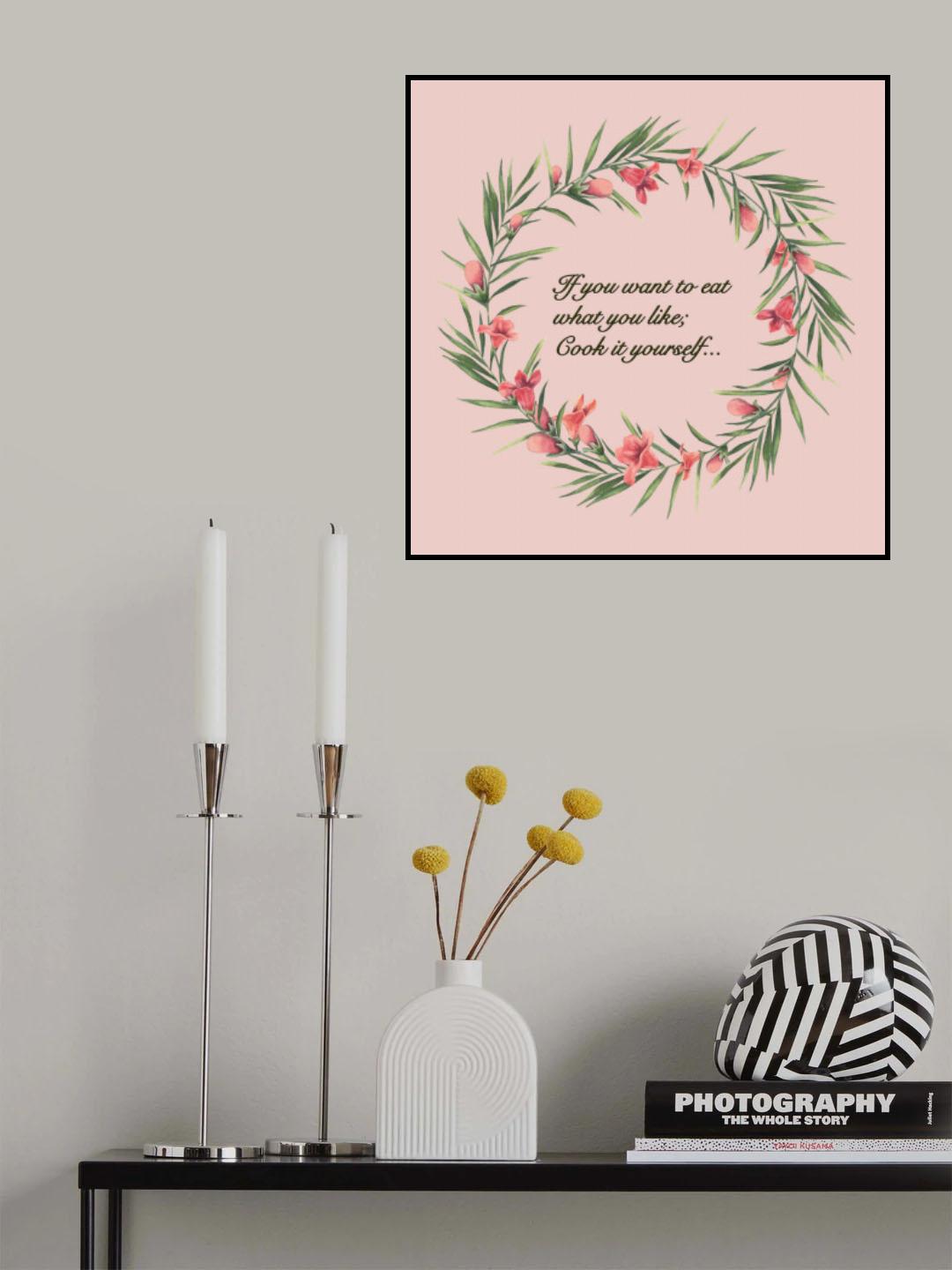Quote Art for Kitchen 6 Poster och Canvastavla