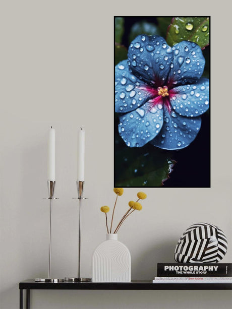 Blue Lagoon Flower Poster och Canvastavla