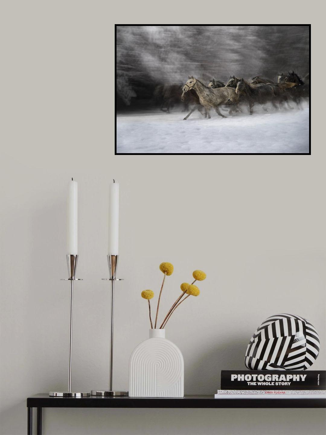 winter idyllic Poster och Canvastavla