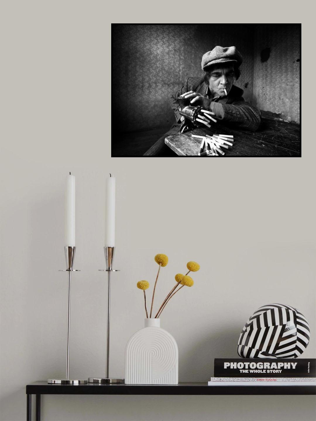 Nicotine Junkie Poster och Canvastavla