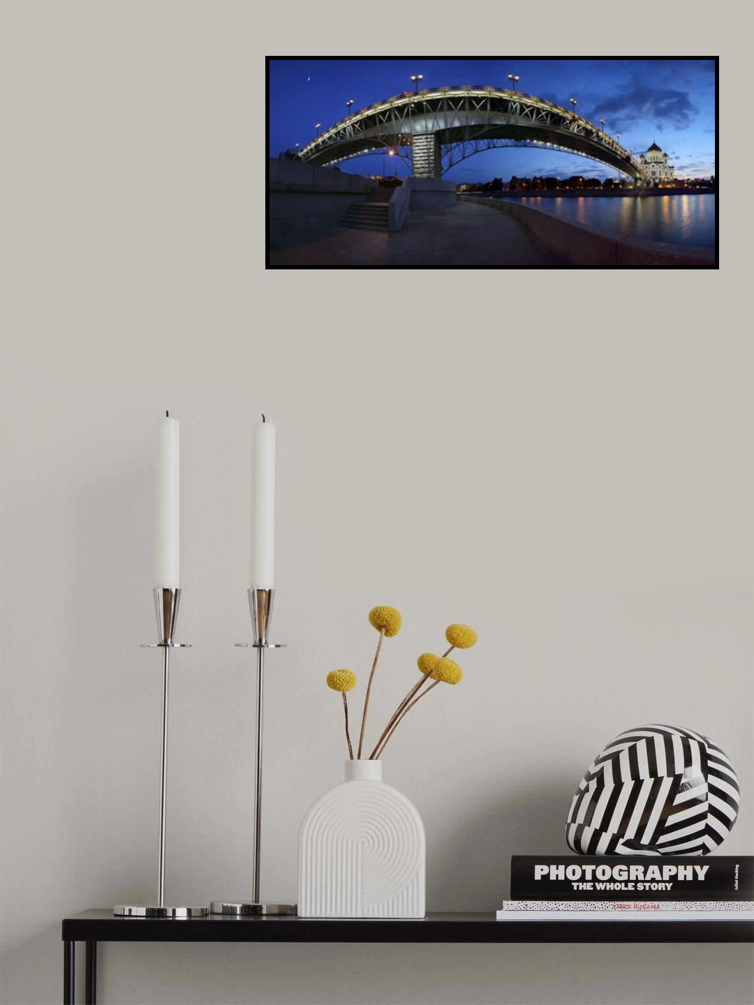 Two lovers in a big City Poster och Canvastavla