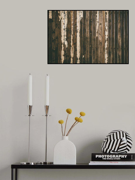 Wood Fence Poster och Canvastavla