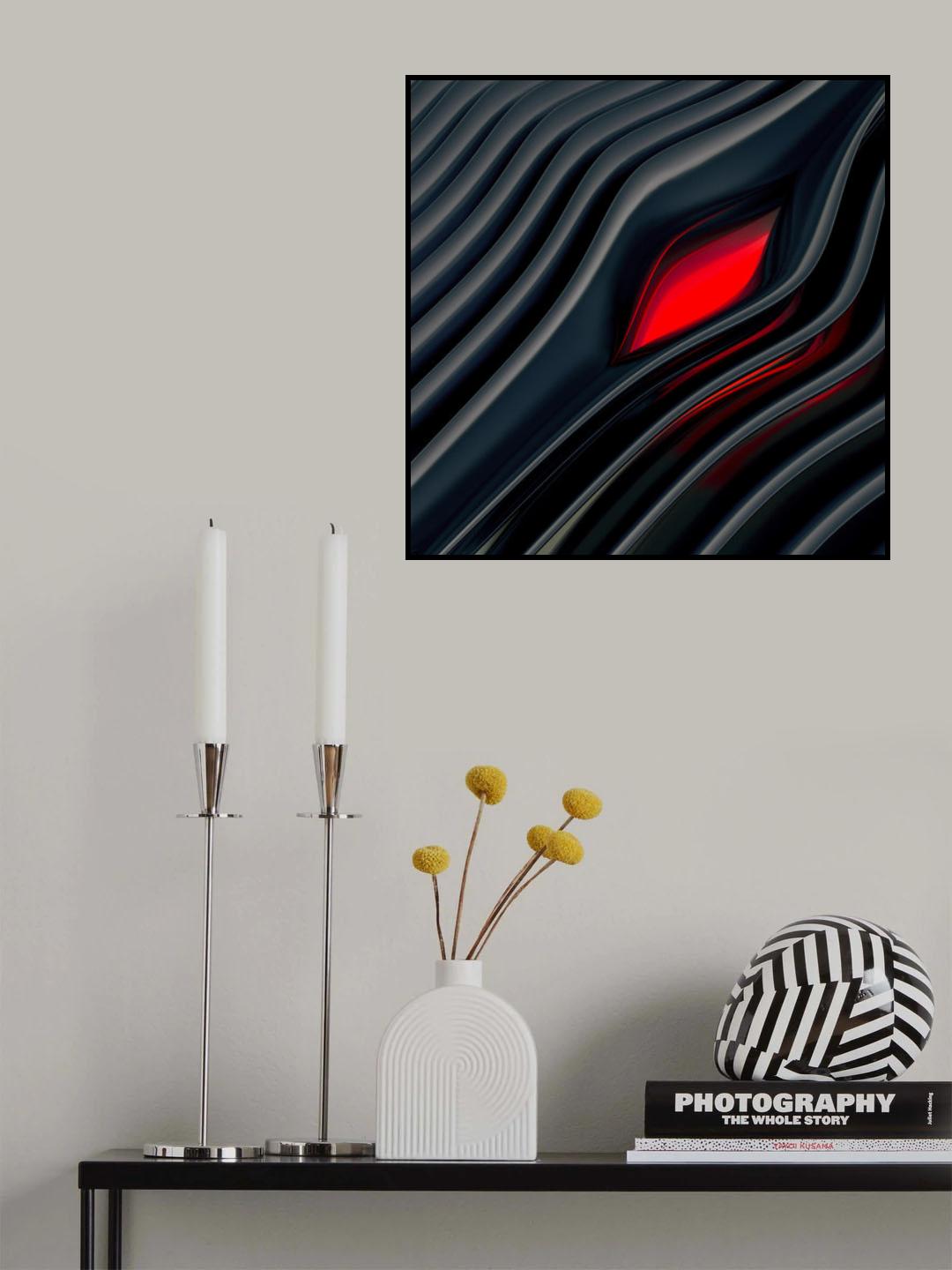 Red Labia Poster och Canvastavla