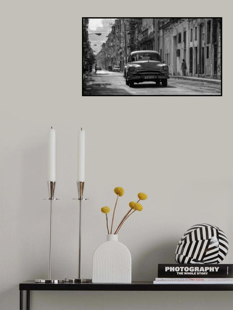 Havana in Black &amp; White Poster och Canvastavla