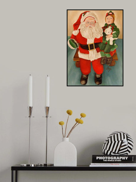 Ask Santa Poster och Canvastavla