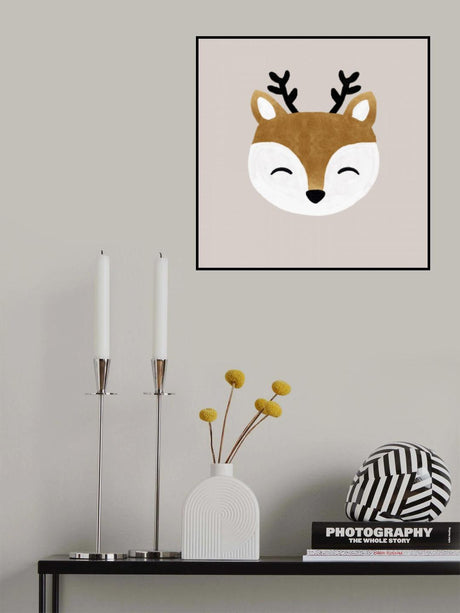 Xmas Deer Poster och Canvastavla