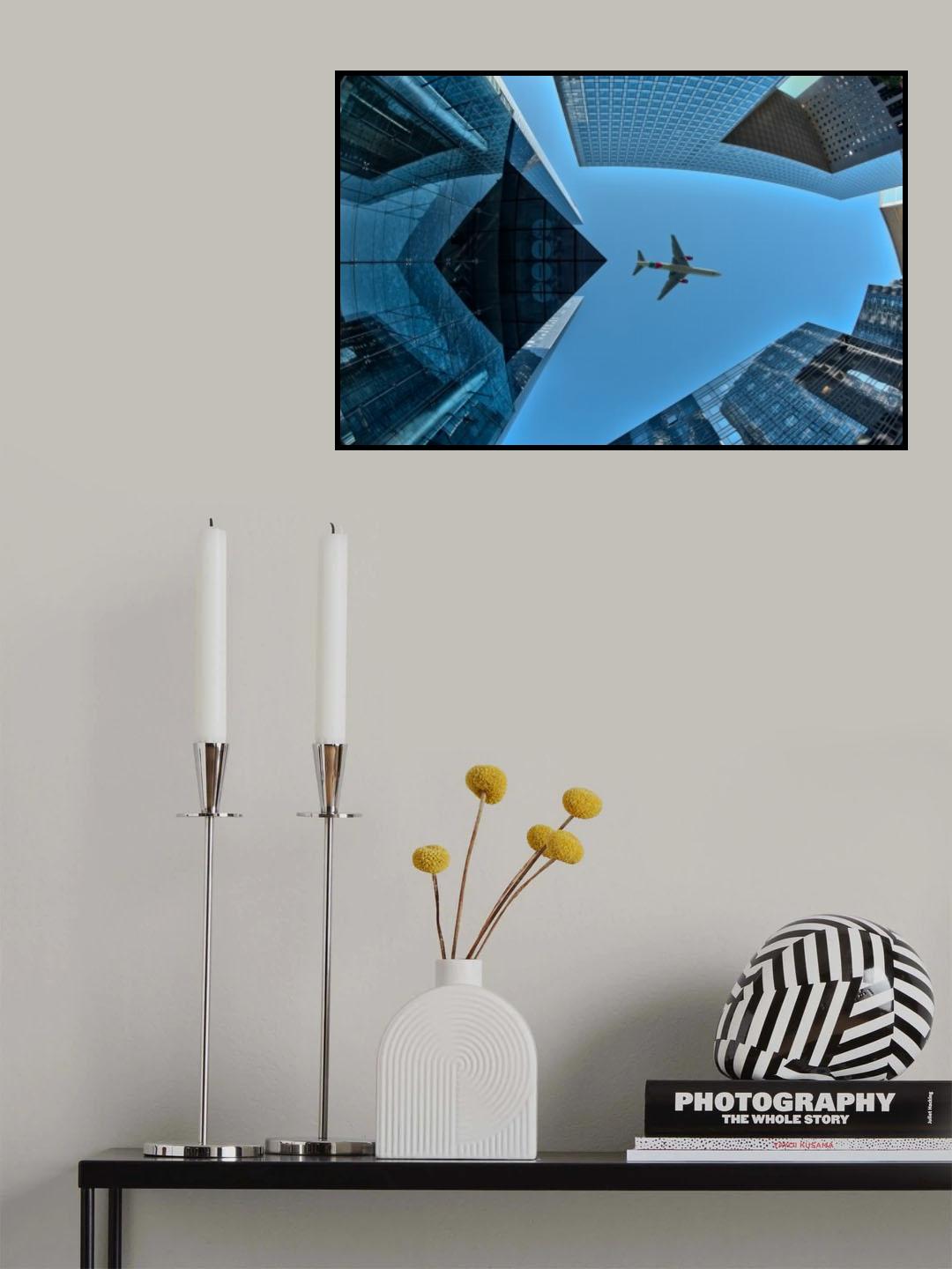Fly over Poster och Canvastavla