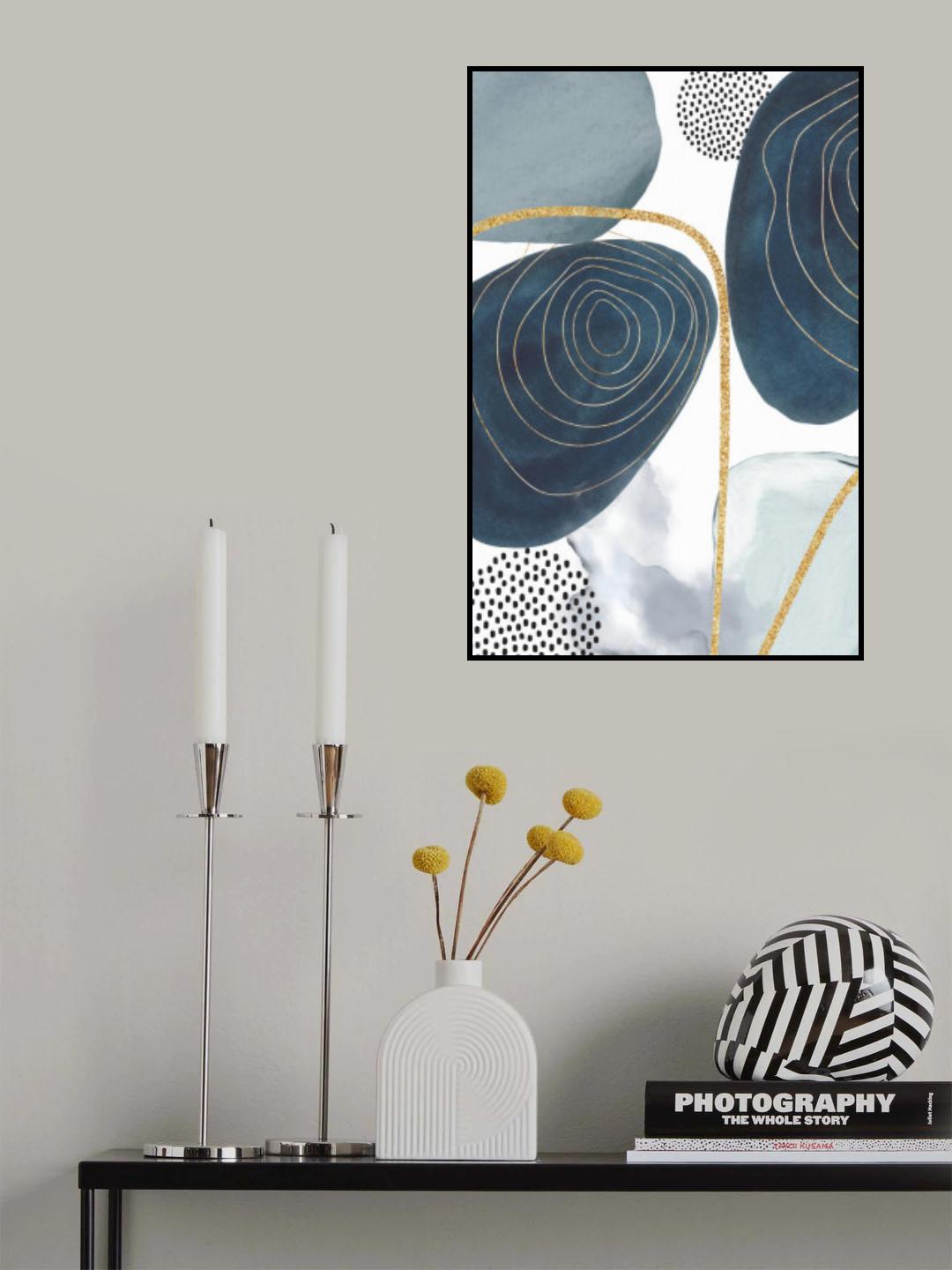 Shapley Blue-3 Poster och Canvastavla