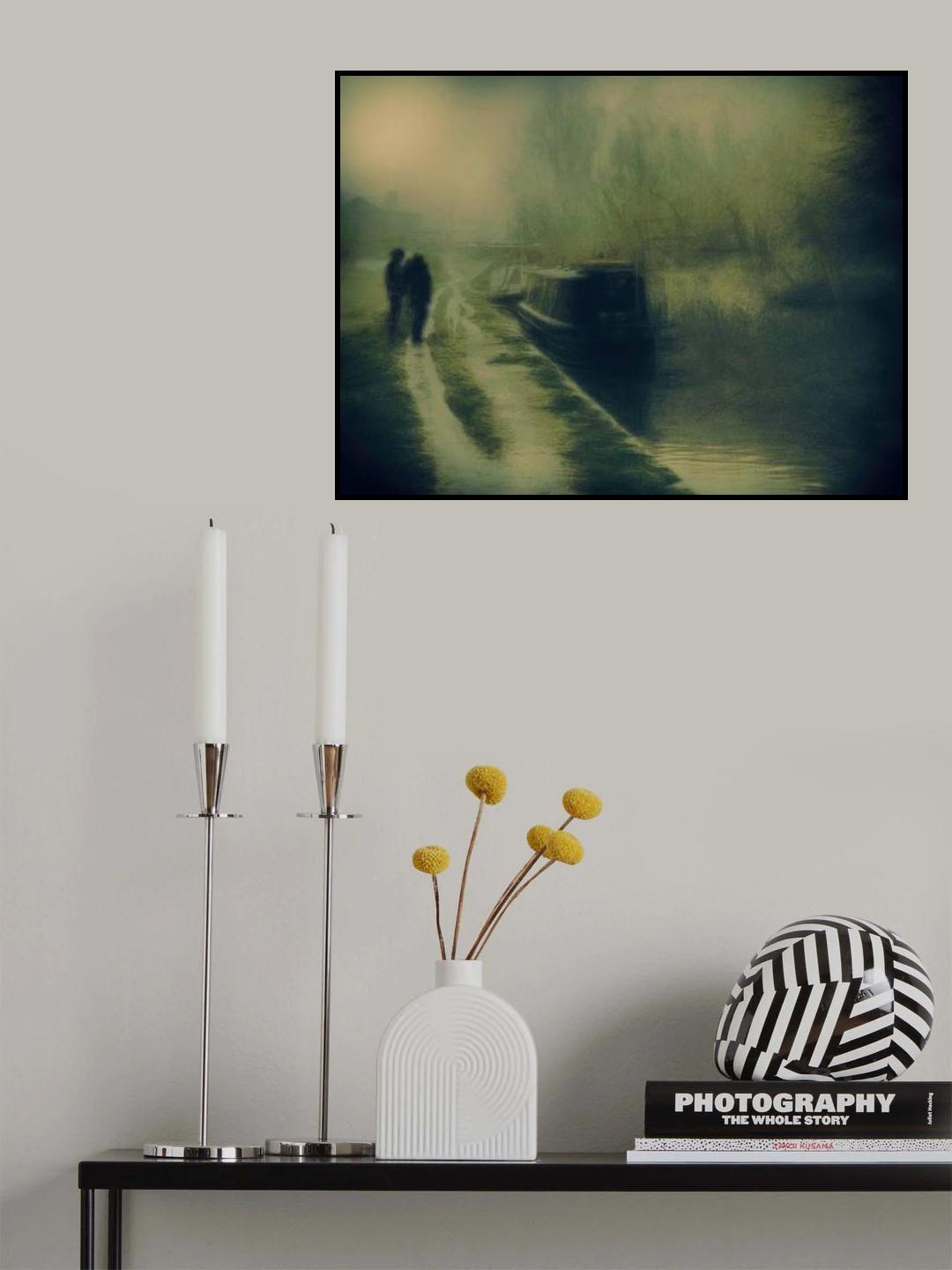 Chatting By The Canal Poster och Canvastavla