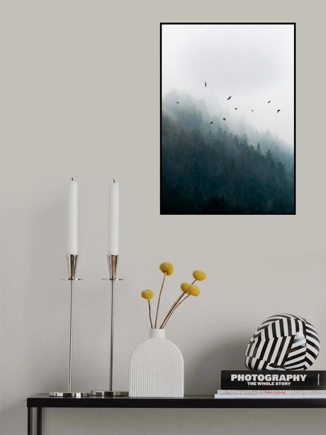 Foggy Morning 4 Poster och Canvastavla