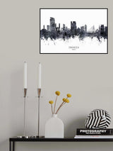 Swansea Wales Skyline Poster och Canvastavla