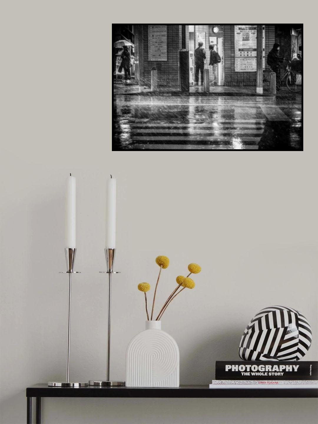 pouring rain Poster och Canvastavla
