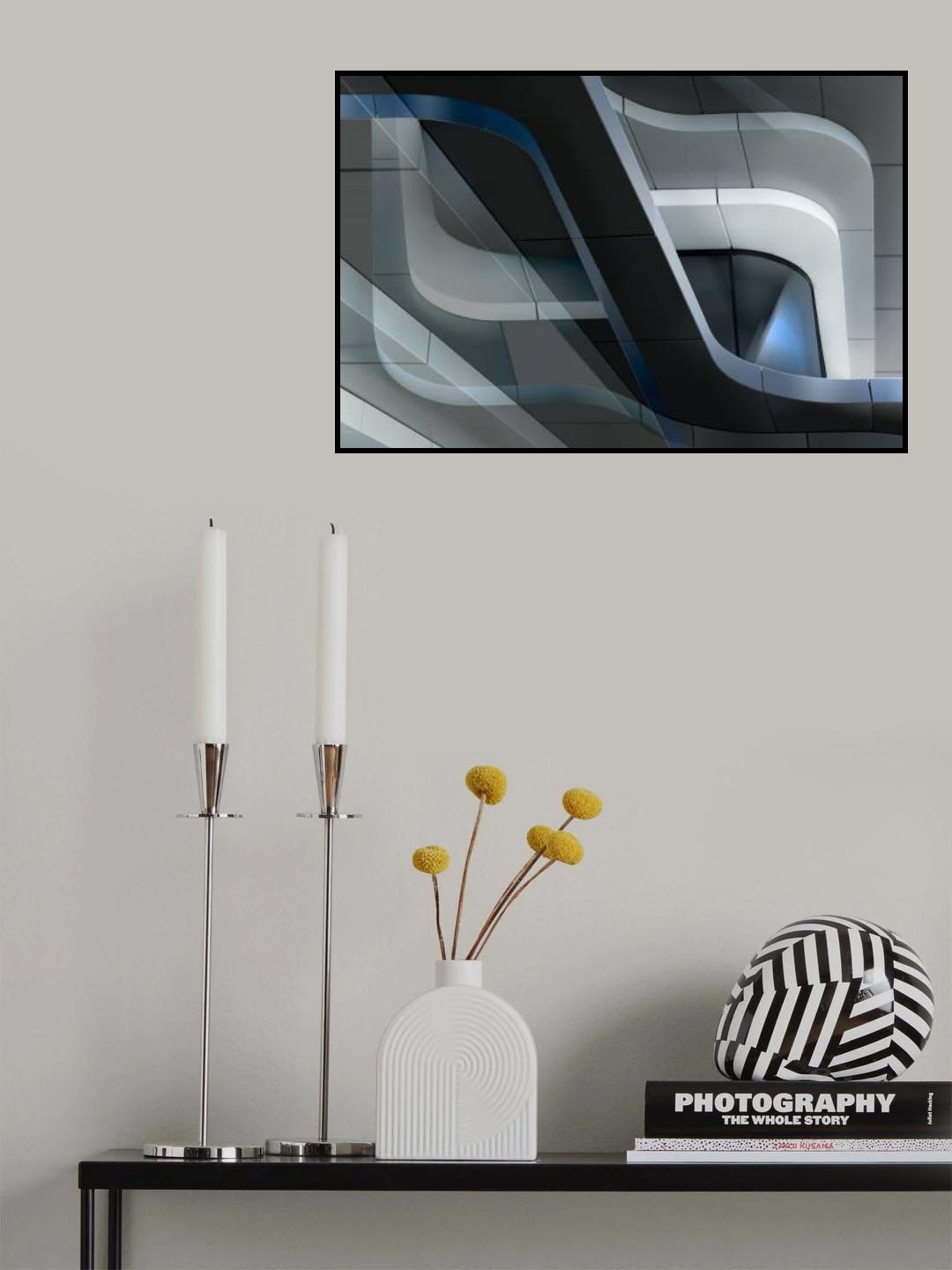 Wavy lines Poster och Canvastavla