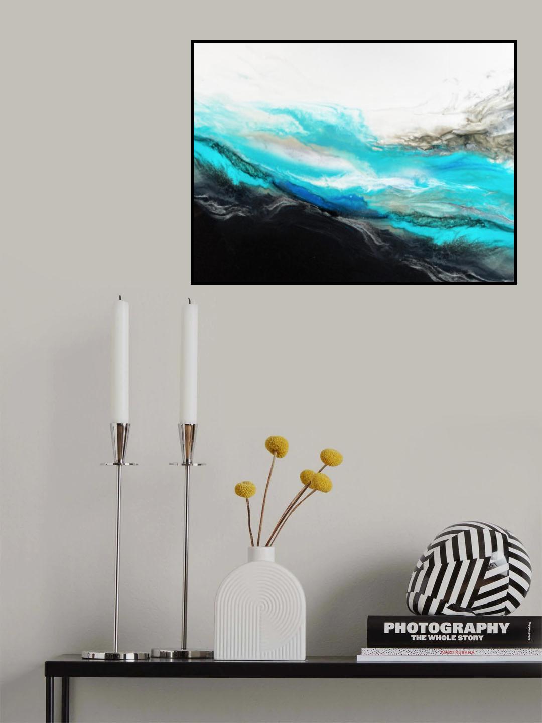 Wave Crashing Poster och Canvastavla