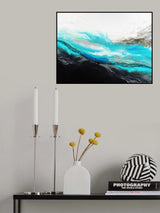 Wave Crashing Poster och Canvastavla