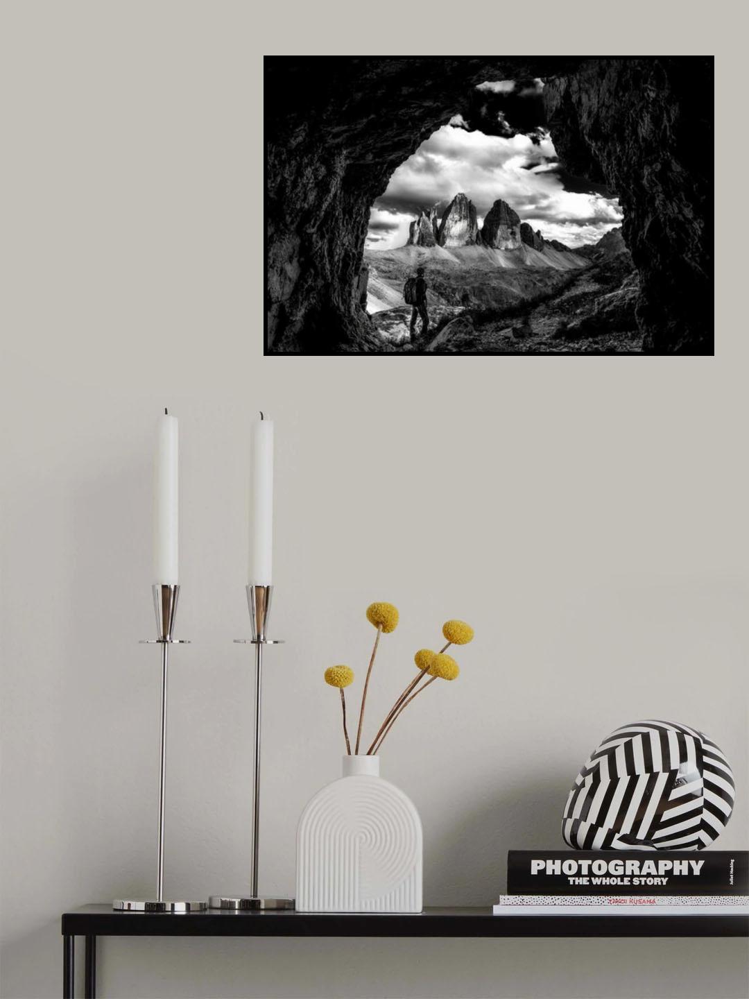 Tre Cime Trekking Poster och Canvastavla