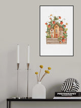Sweet Strawberry House Poster och Canvastavla
