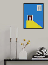 Urban texture - Liguria Italy Poster och Canvastavla