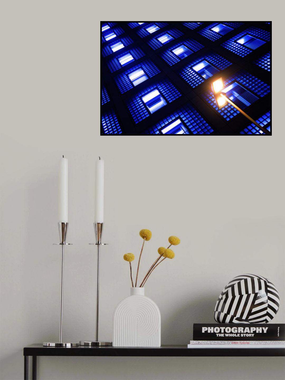 Stadtbibliothek Stuttgart Poster och Canvastavla