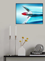 US classic car 1959 Sedan Deville tail fin abstract Poster och Canvastavla