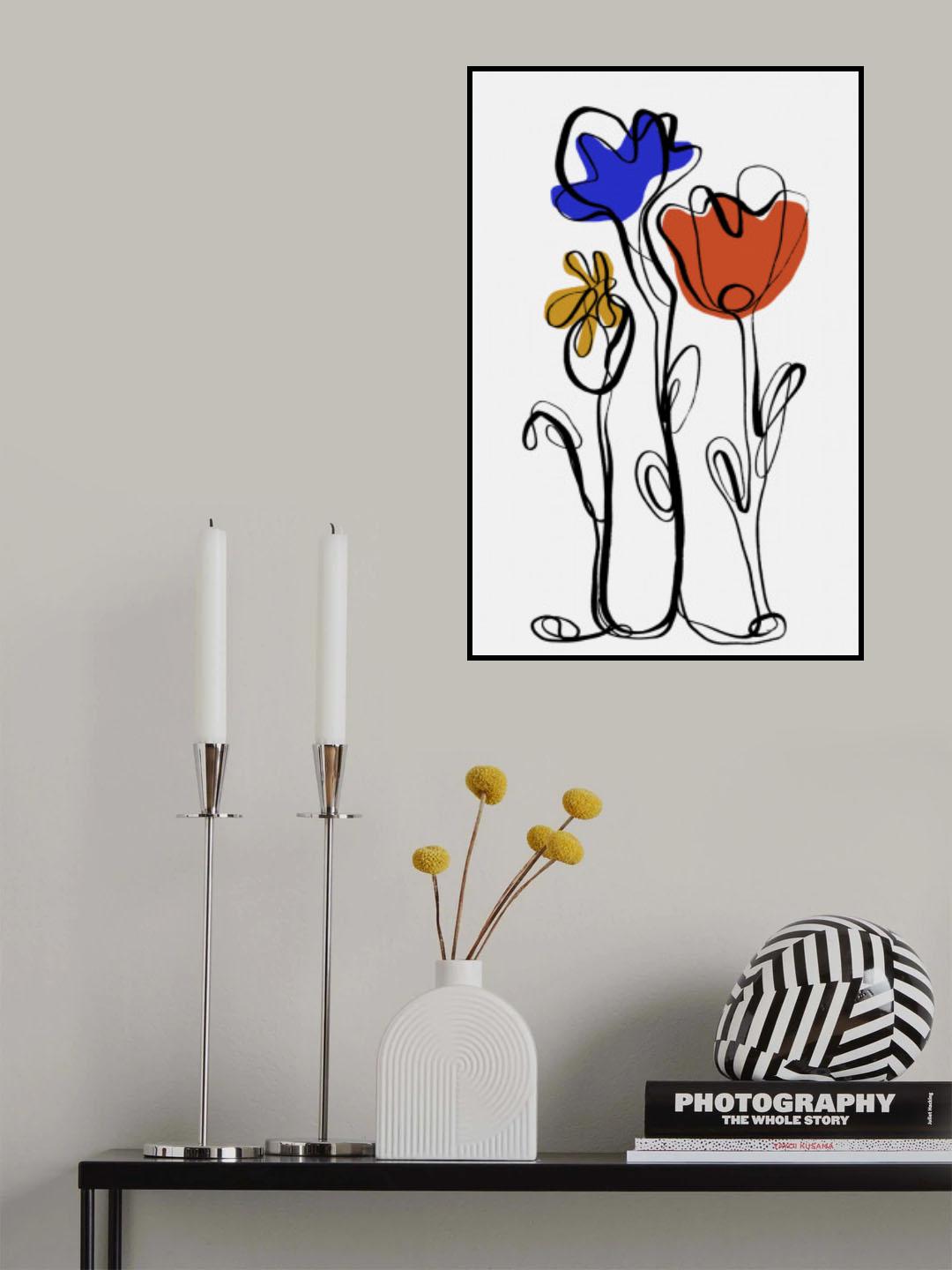 Oneline Nature Poster och Canvastavla