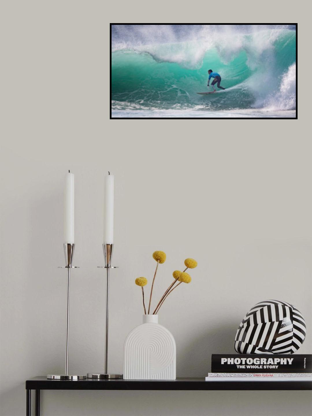 Green wall Poster och Canvastavla