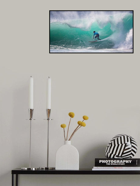 Green wall Poster och Canvastavla