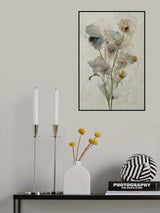 Fragile Flowers Poster och Canvastavla