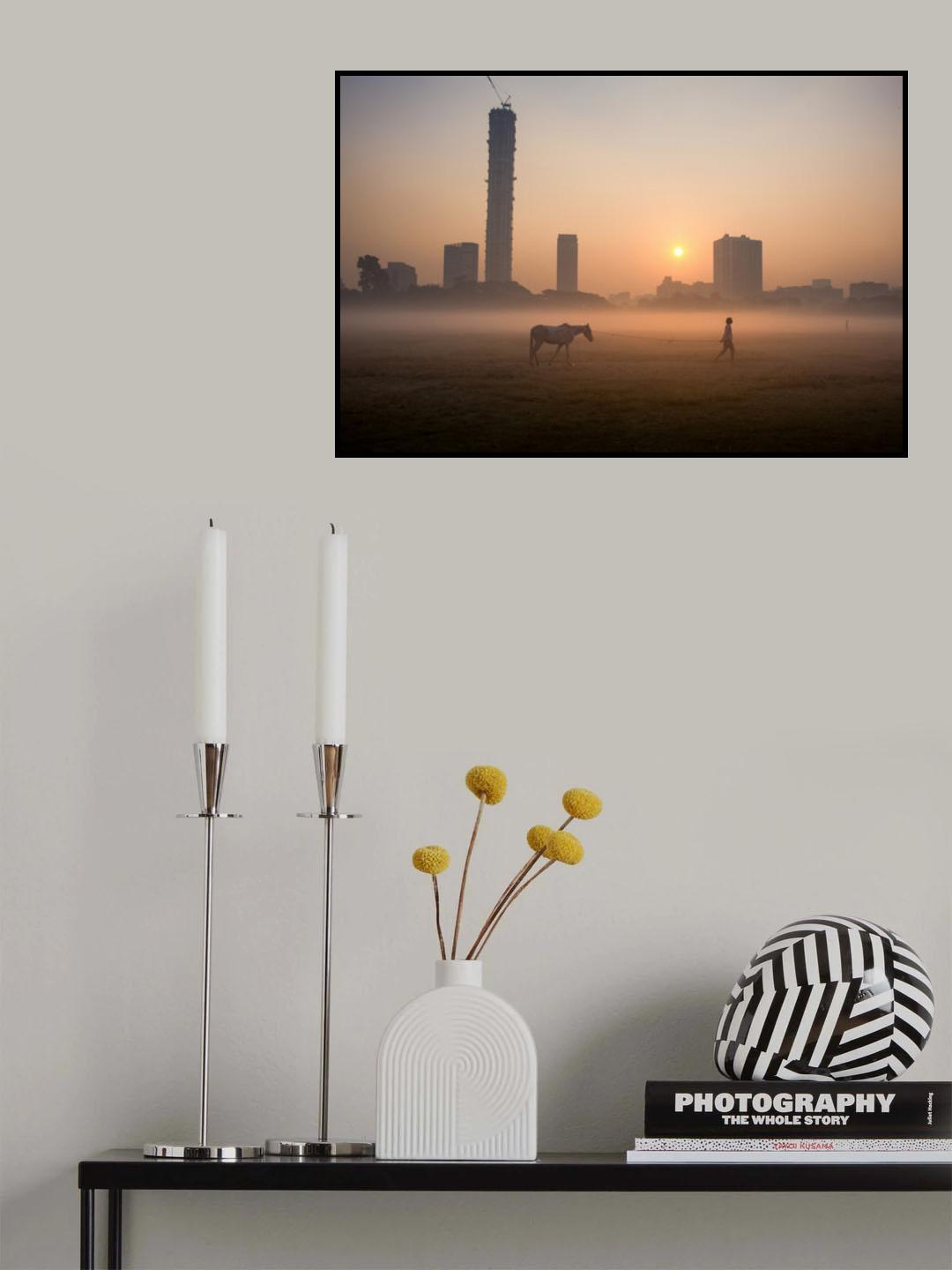 Morning walk Poster och Canvastavla
