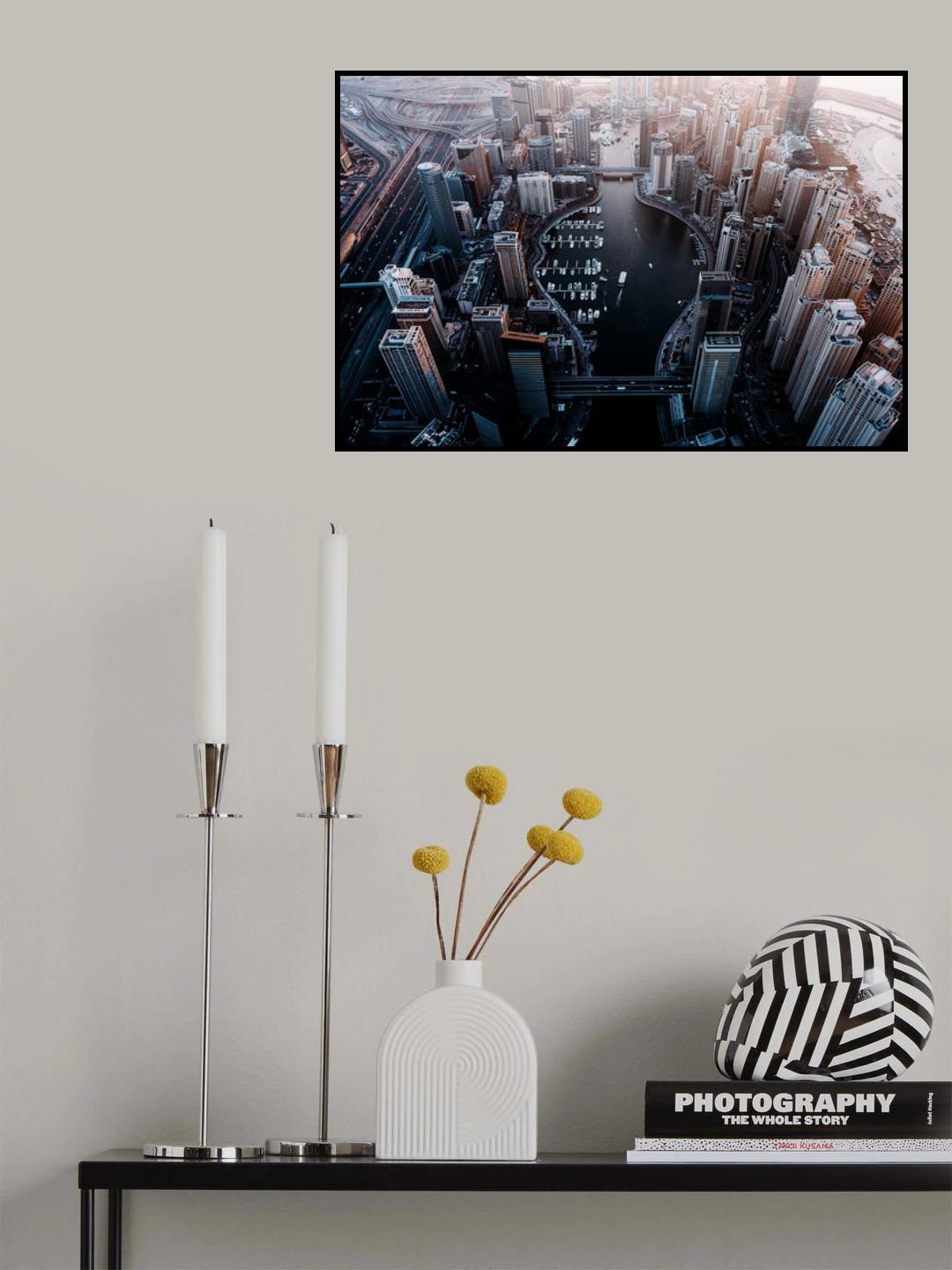 Dubai Marina Poster och Canvastavla