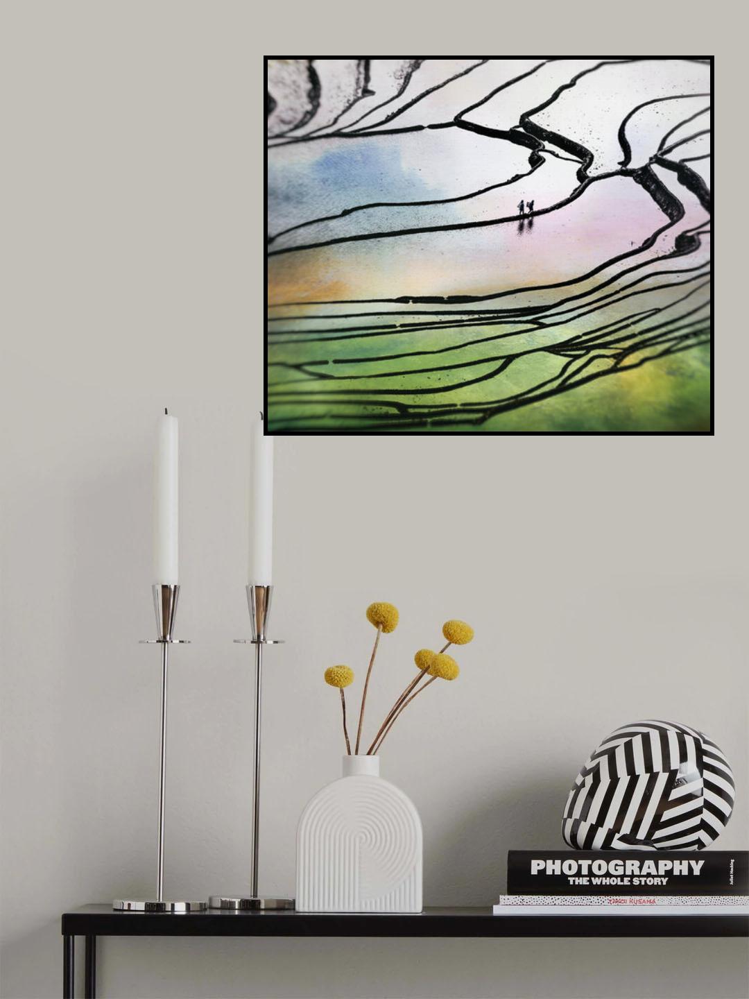 Rhythm of paddy field Poster och Canvastavla