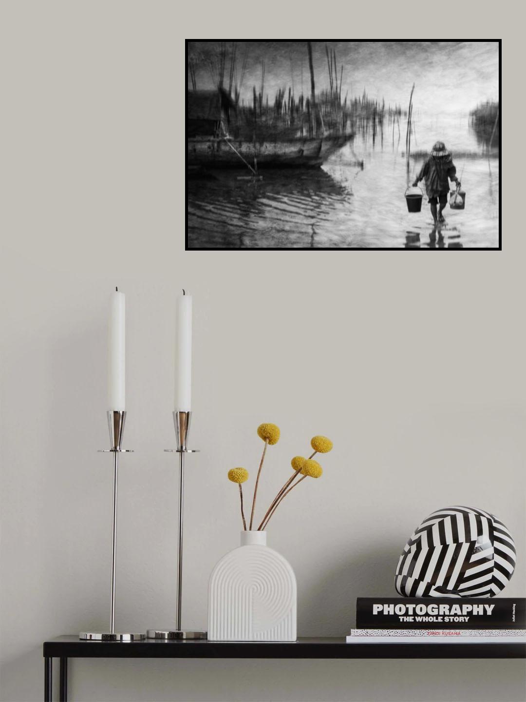On the sea of the wave Poster och Canvastavla
