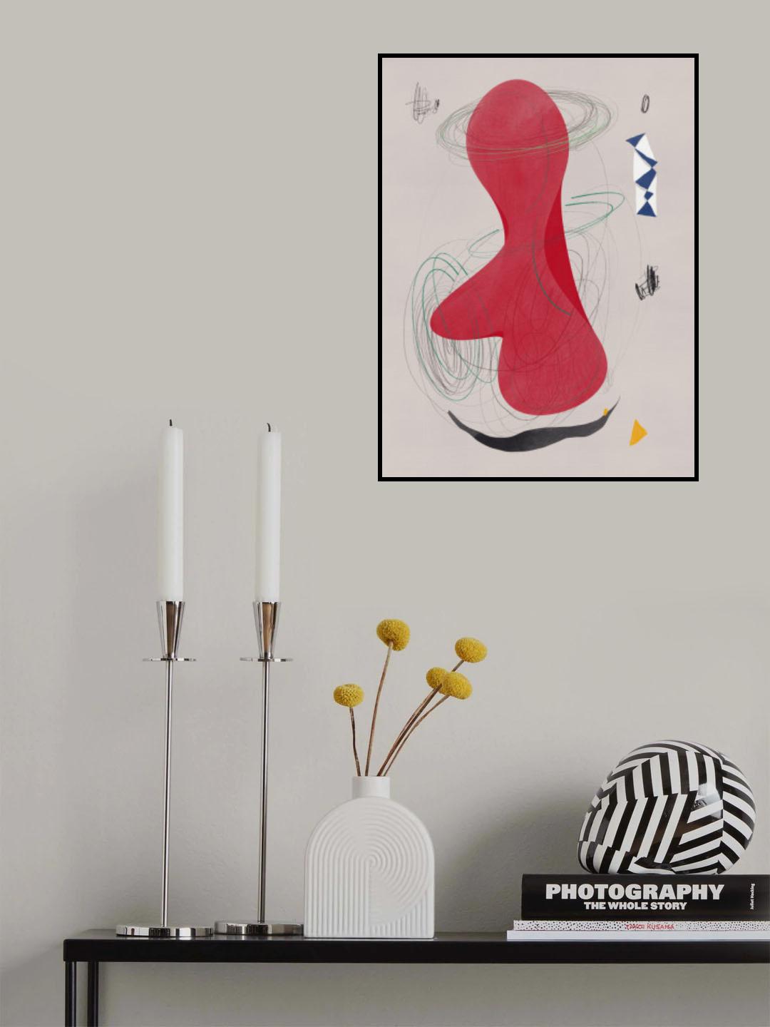 Shape Warp Cosmo Poster och Canvastavla