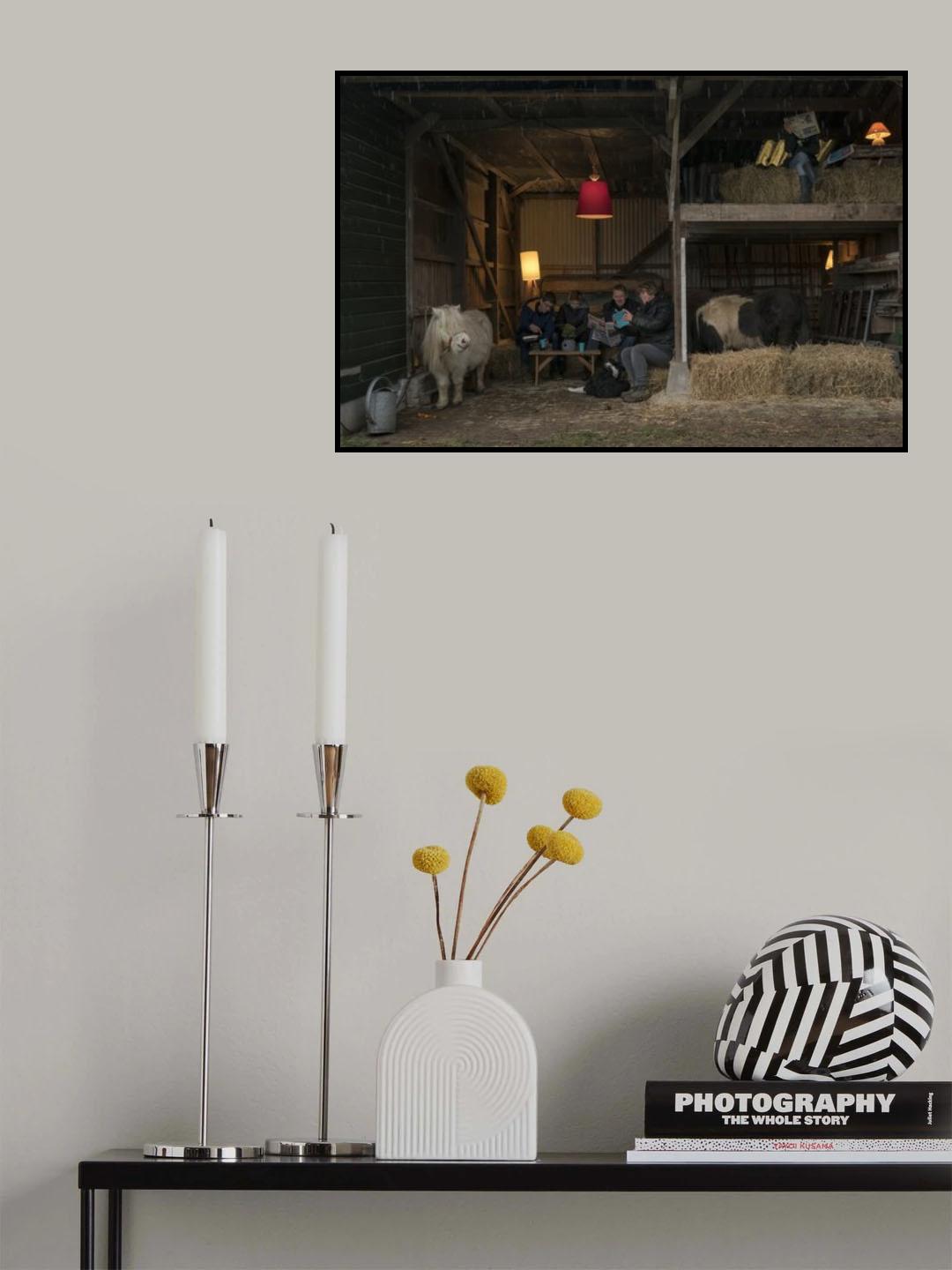 It is dry indoors, and cosy Poster och Canvastavla